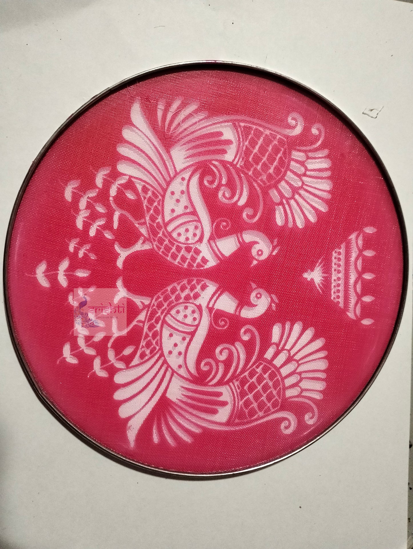 Rangoli Stencil-M01-7.5 Inches