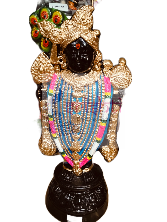 Dwarka kalyana Narayana (21 inch) - paper Mache Golu doll