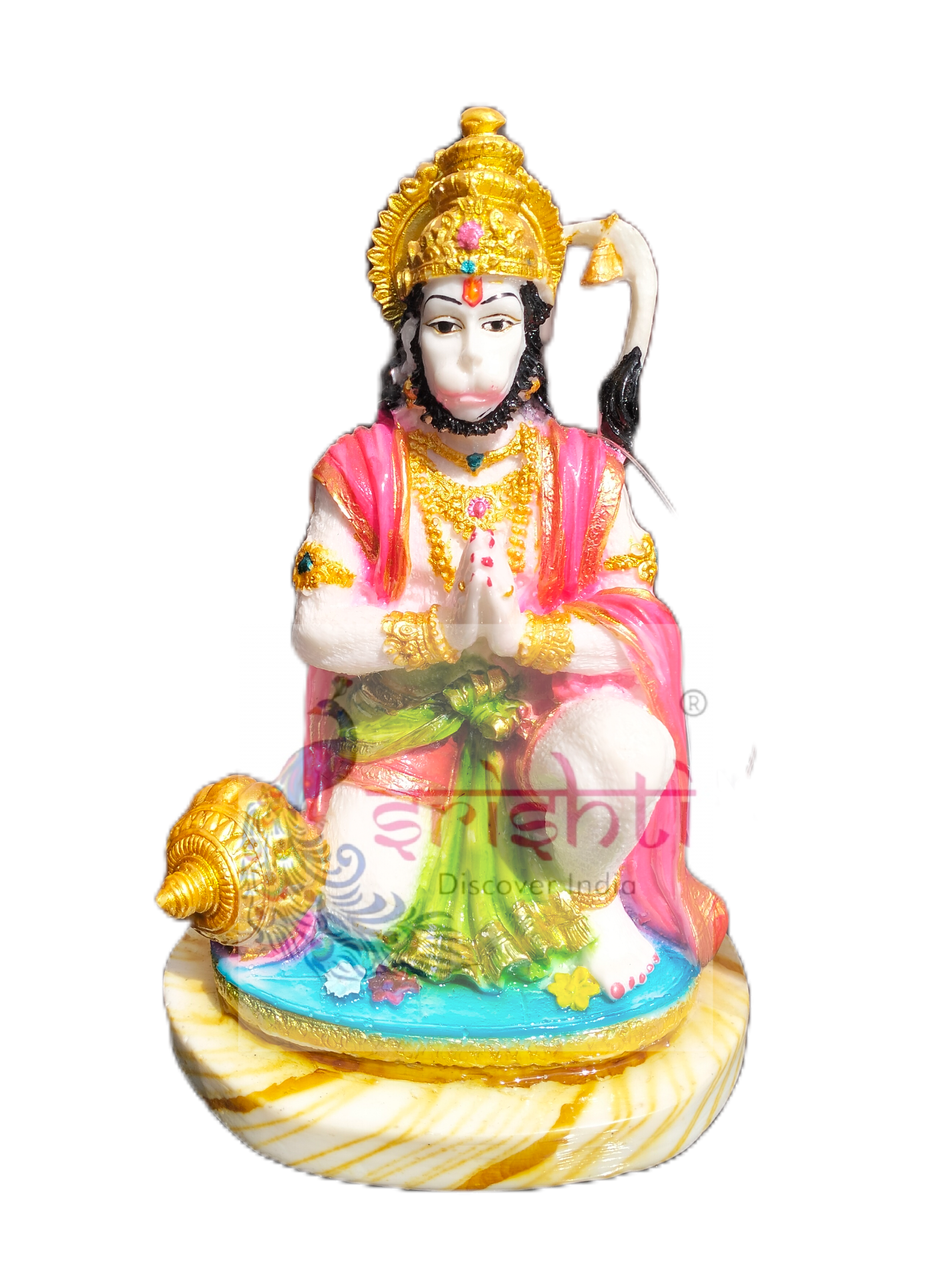 Marble Hanuman 6 Inches