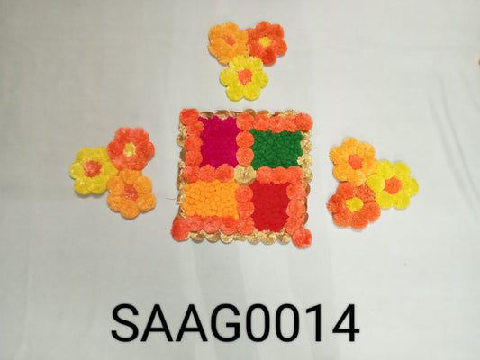 Artificial MariGold Mat Set-M02