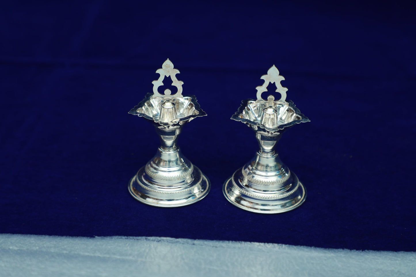 Pure Silver Diya Pair-32 Grams