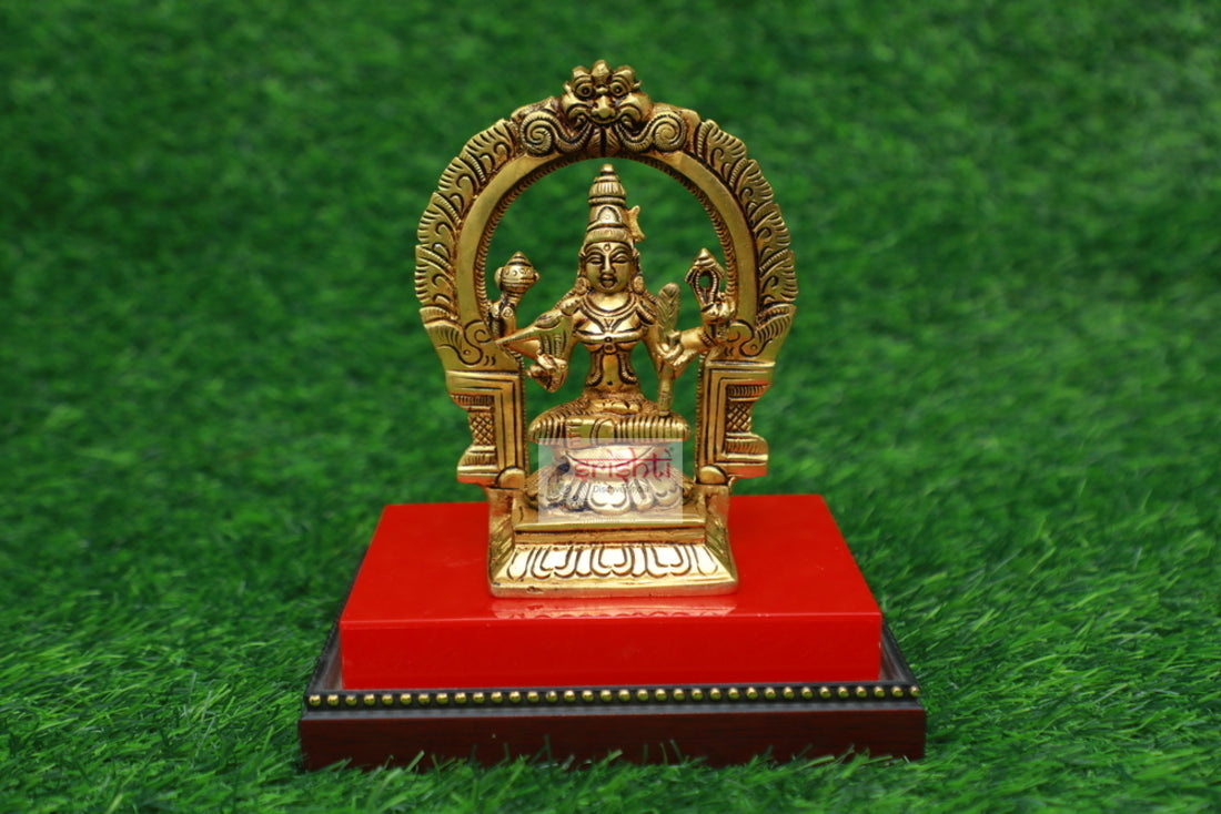 Brass Thiruvachi Rajeshwari-6 Inches