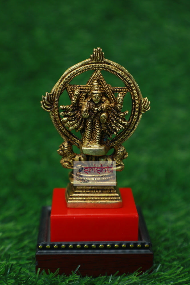 Brass Chakarathazhwar-4.5 Inches