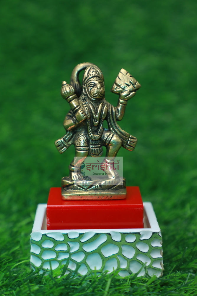 Brass Sanjeevi Malai Hanuman-3 Inches