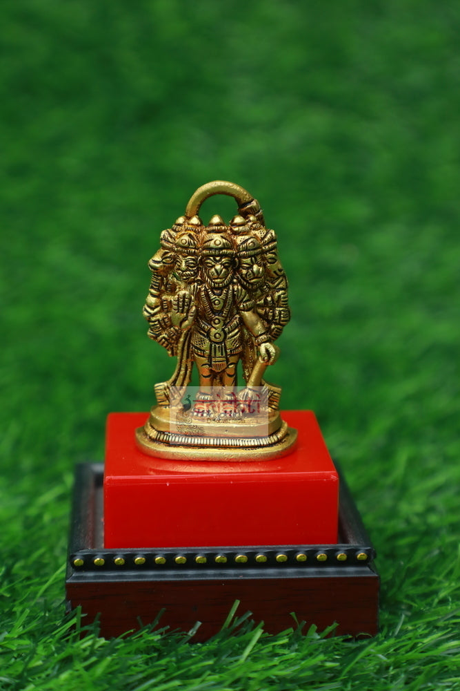 Brass Panchamuga Hanuman-3 Inches