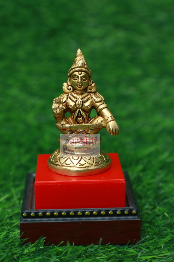 Brass Ayyappan-3 Inches