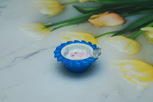 Assorted Color Electric Agal Diya (Flower Model)