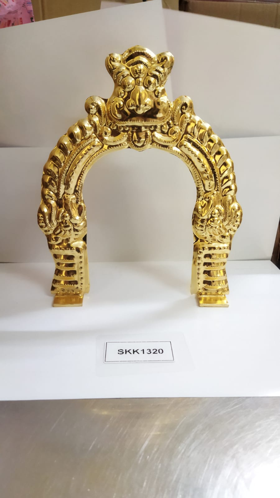 Brass Thiruvachi (Gold Polish)-8 Inches