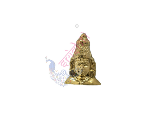 Brass Goddess Amman Face-5 Inches