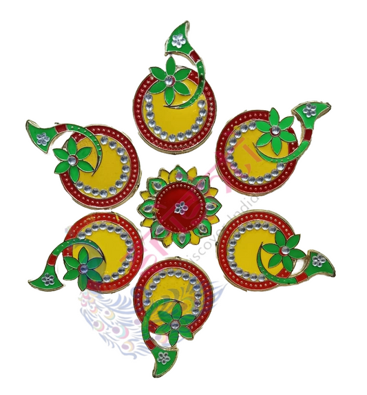 Rangoli Set (Flower Model)