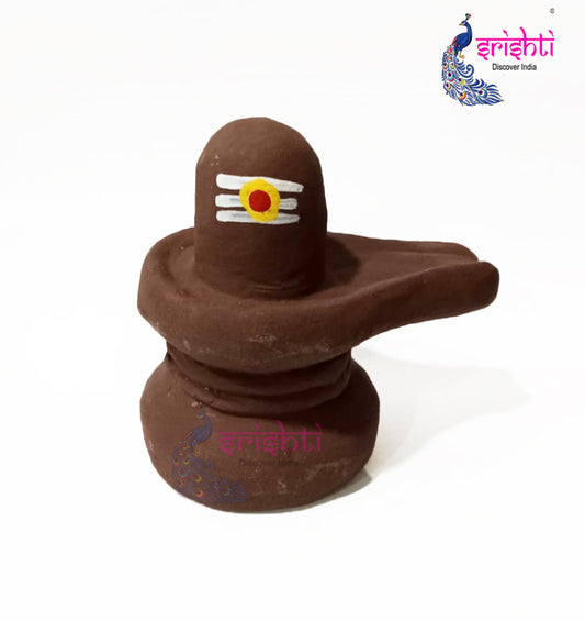 Clay Shiva Lingam-3 Inches