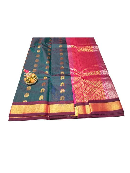 Kanchipuram Semi Silk Butta-M01