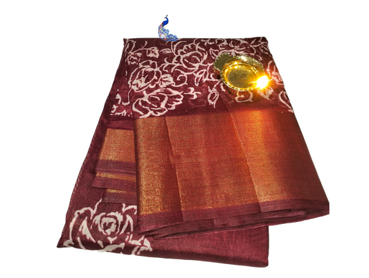 Saree-Printed light weight