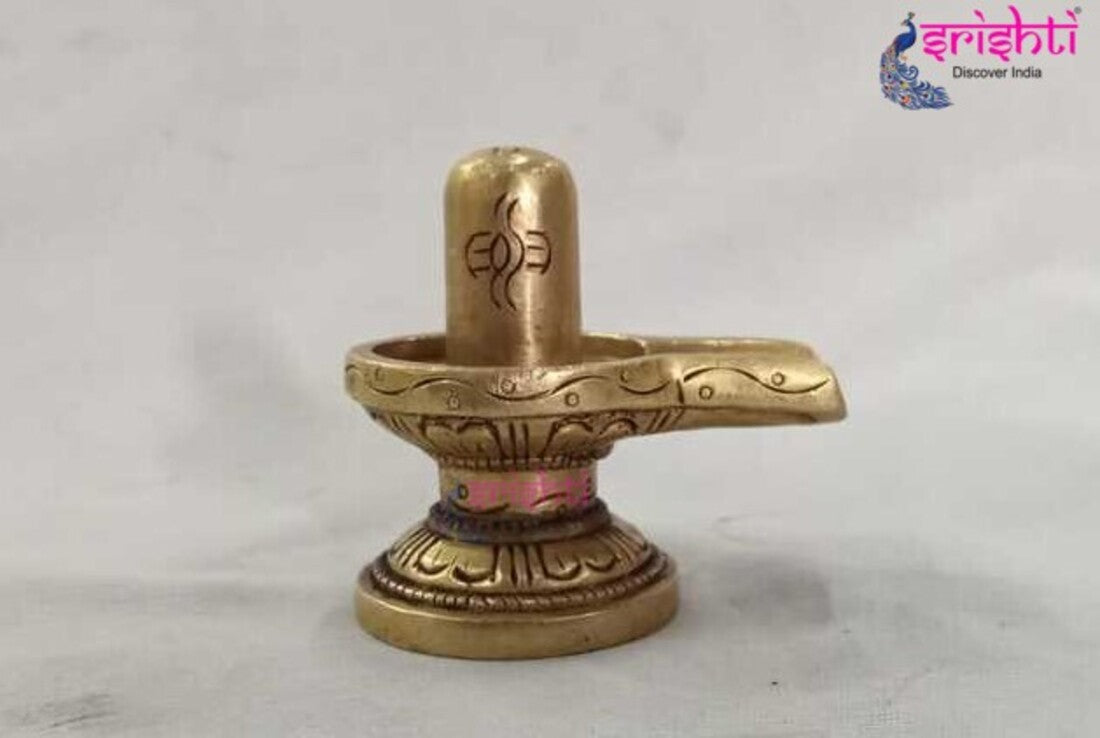 Brass Shiva Lingam-2.5 Inches