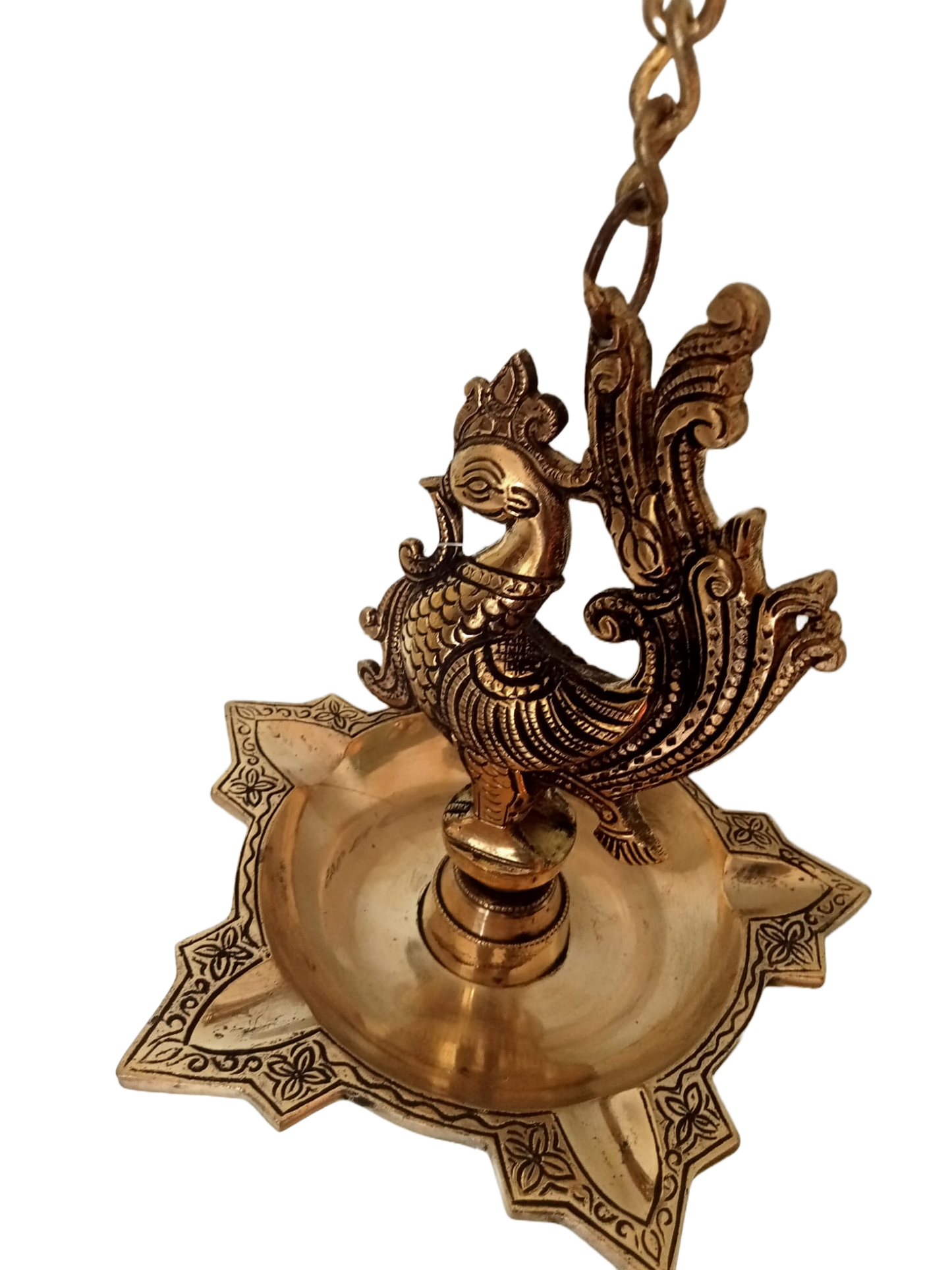 Brass Hanging Annam Diya-20 Inches