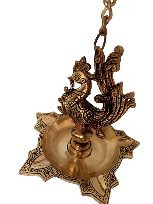 Brass Hanging Annam Diya-20 Inches