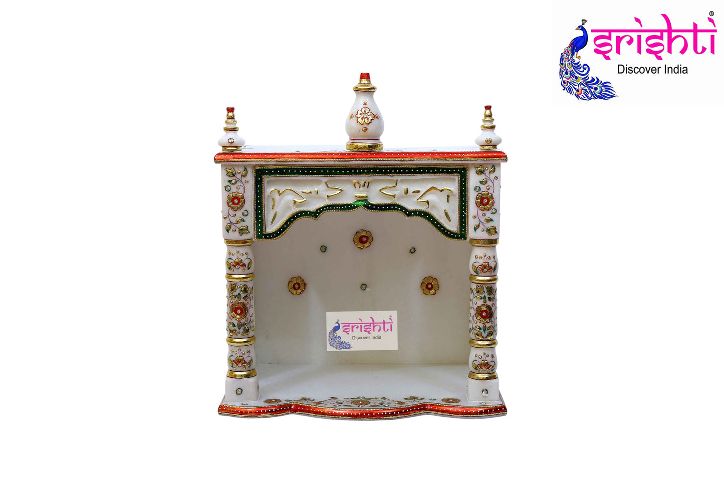 Pure Marble Pooja Mandhir  17 Inches-M02