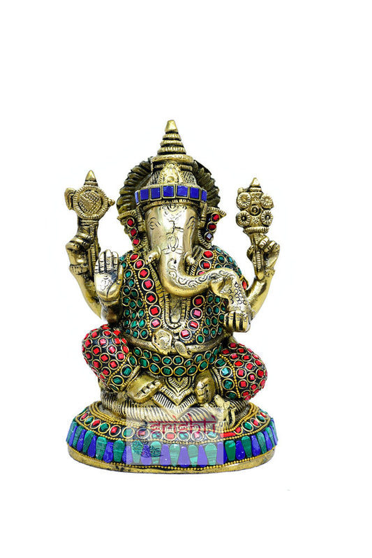 Brass Ganesha-M06