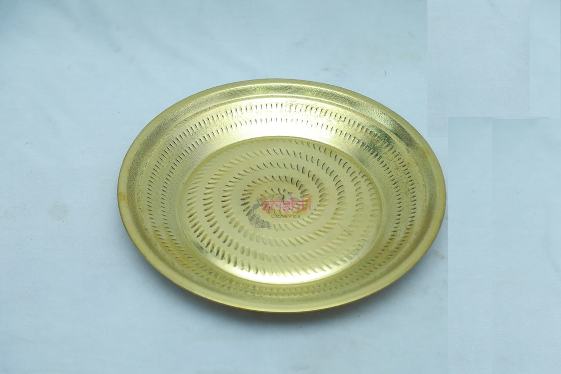 Brass Tambalam Plate-M01