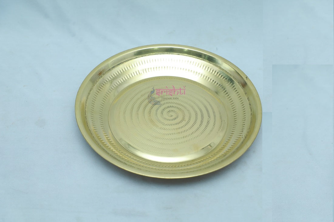 Brass Tambalam Plate-M02