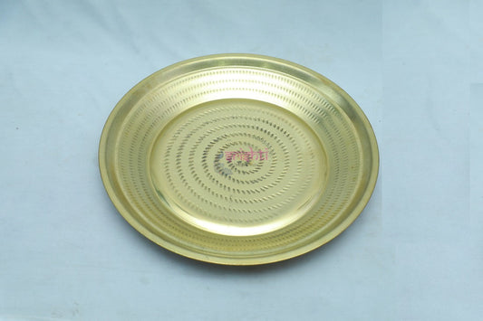 Brass Tambalam Plate-M03