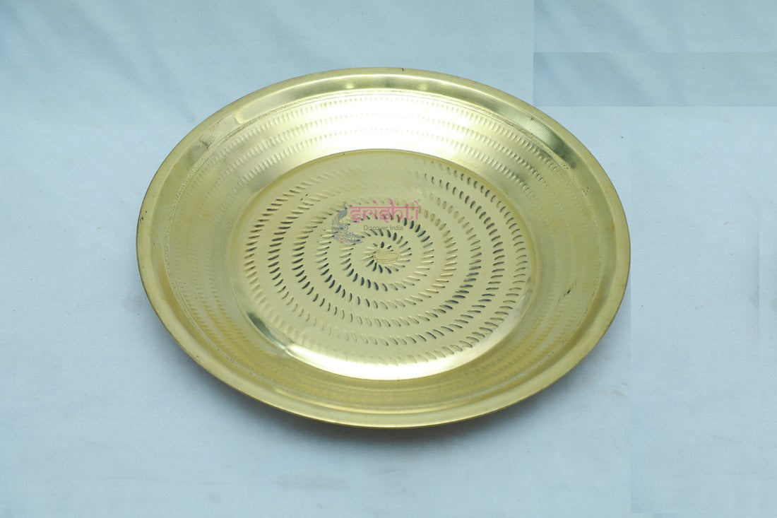 Brass Tambalam Plate-M04