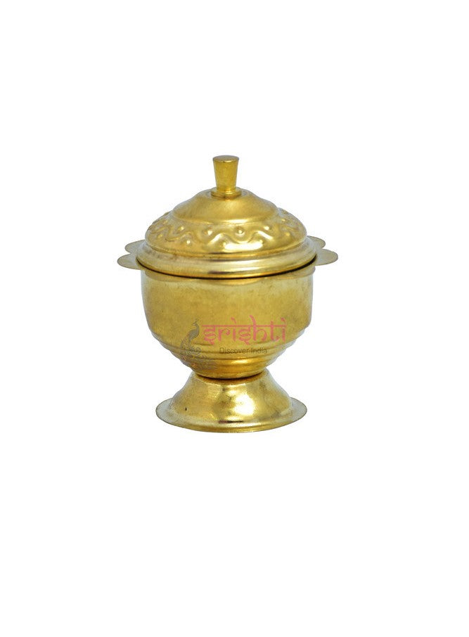 Brass Kumkum Holder