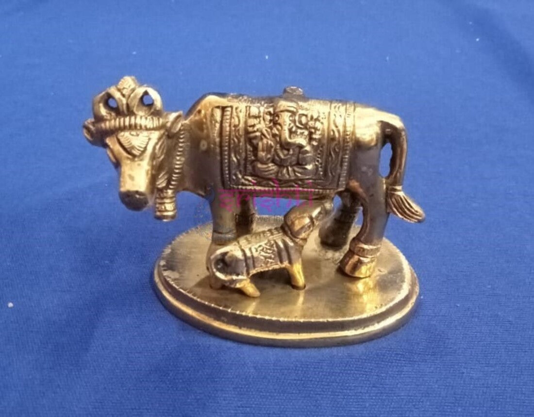 Brass Cow and Calf - 3 Inches