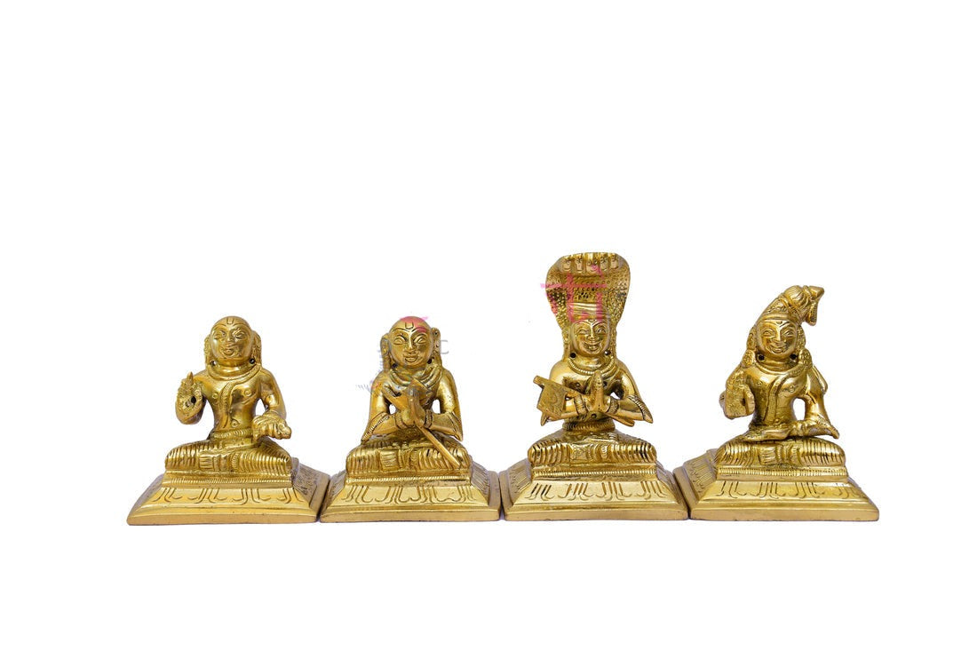 Brass Idol Azhwar Set(No of pcs 4)