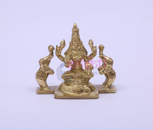 Brass Idol Gajalakshmi