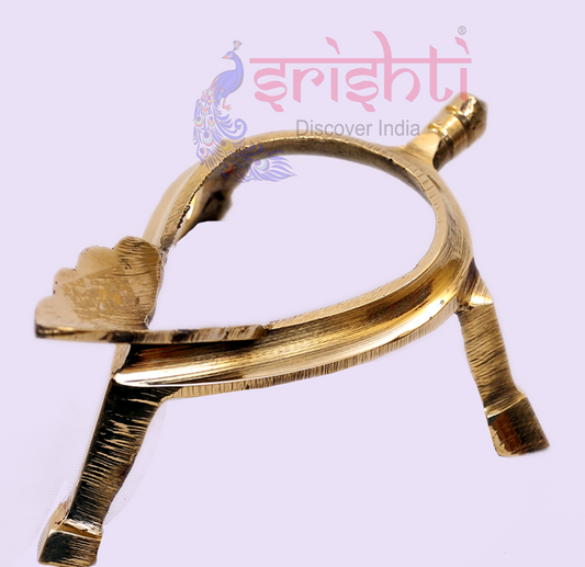 Brass shankh stand - Mo3