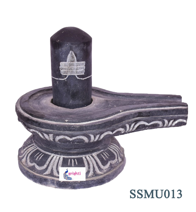 Stone Shiva Lingam M02 Srishti 1172